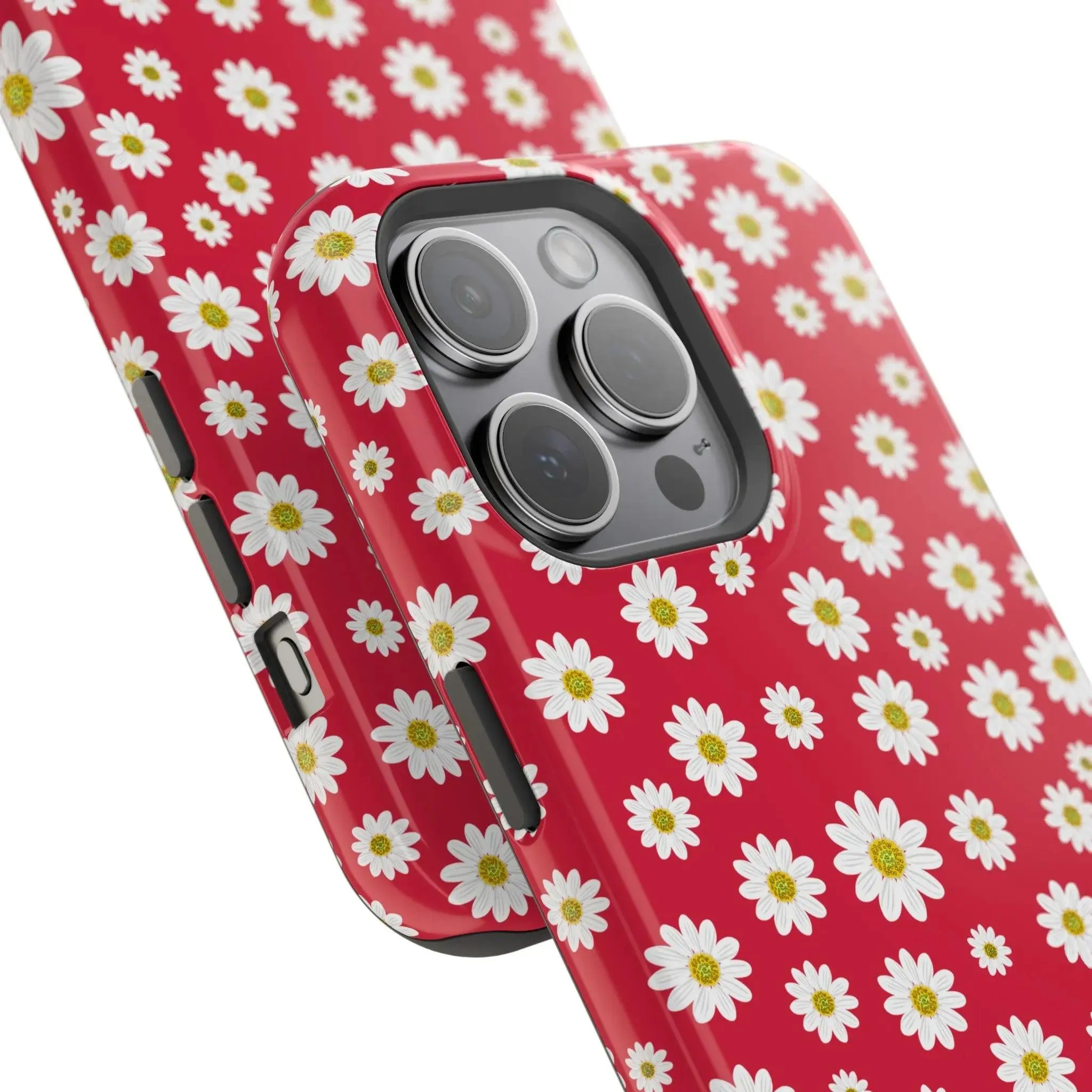 Delightful Daisies | Red Flower Case