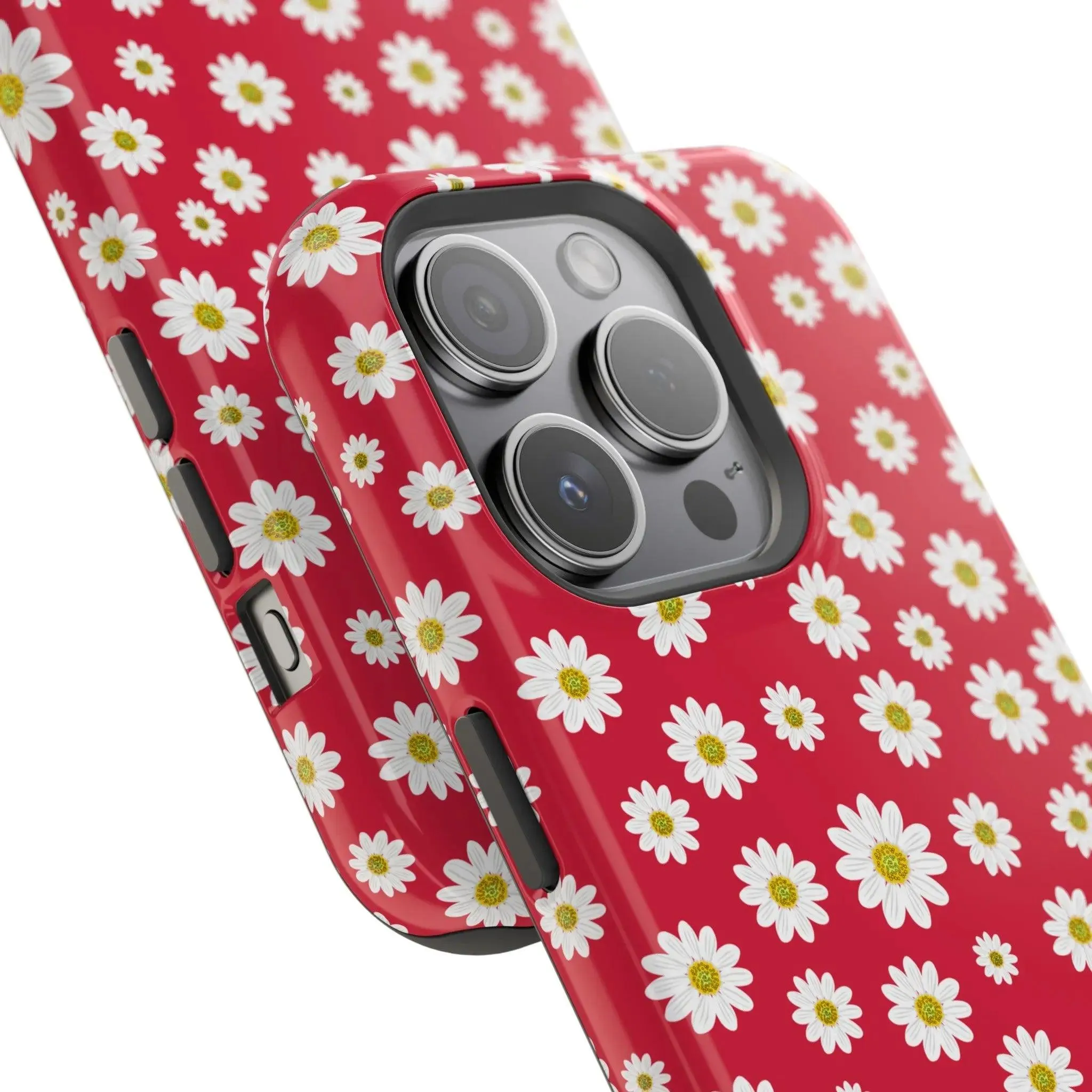 Delightful Daisies | Red Flower Case