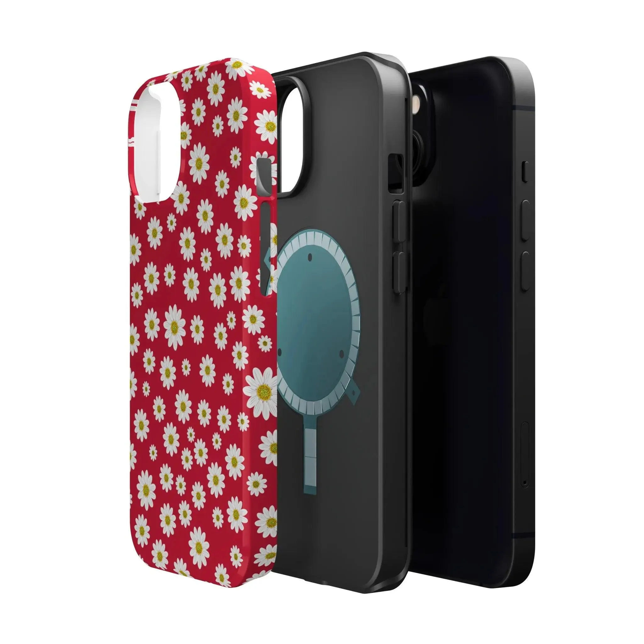 Delightful Daisies | Red Flower Case