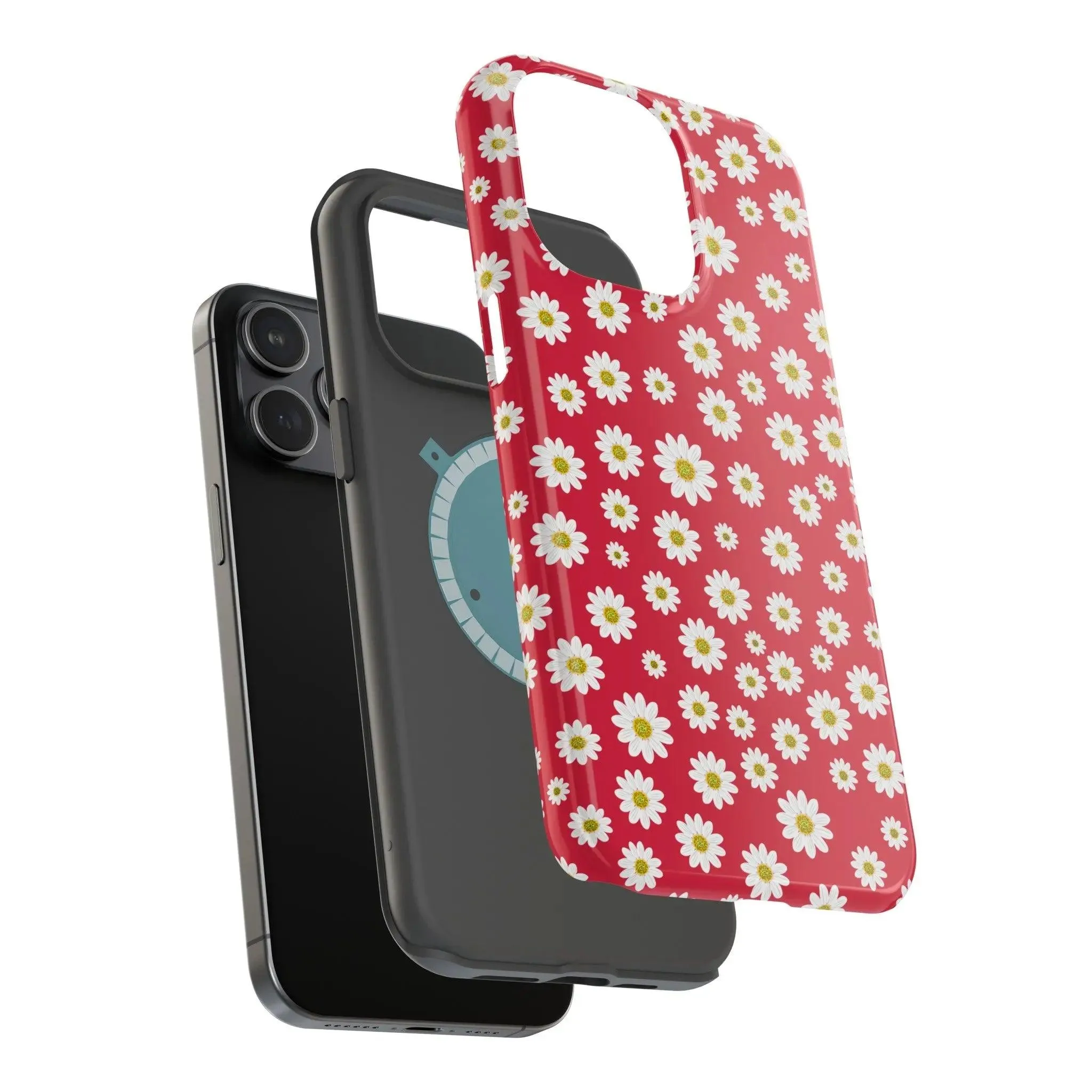 Delightful Daisies | Red Flower Case