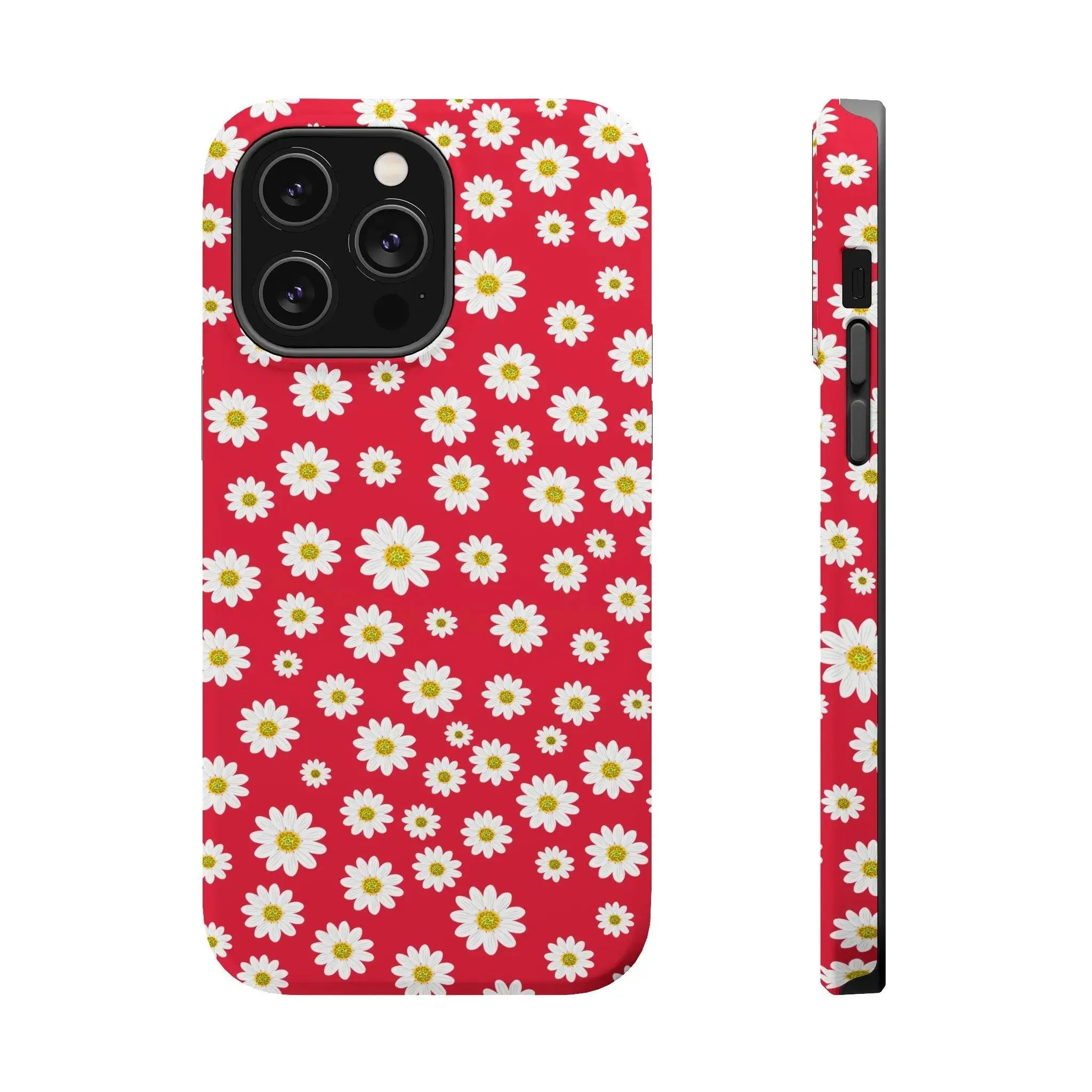 Delightful Daisies | Red Flower Case