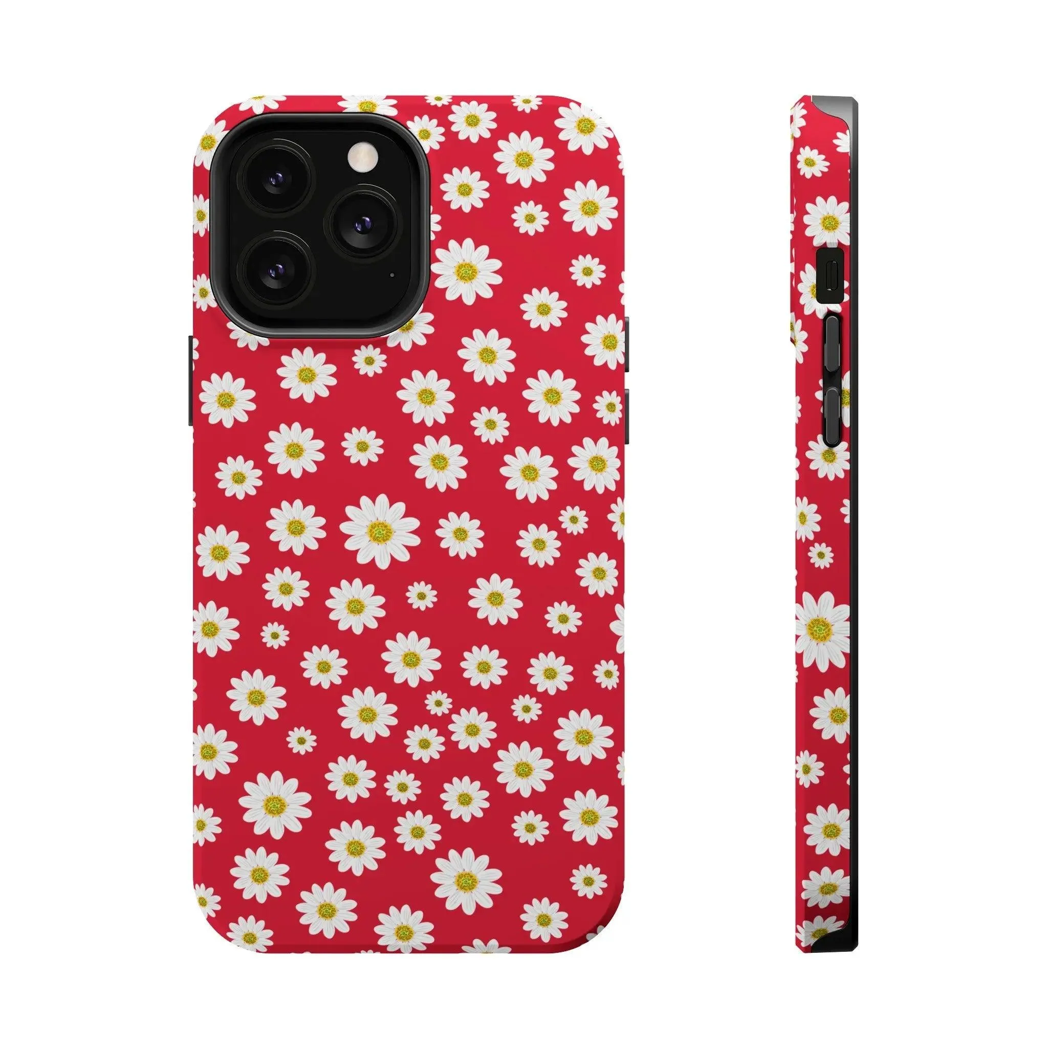 Delightful Daisies | Red Flower Case