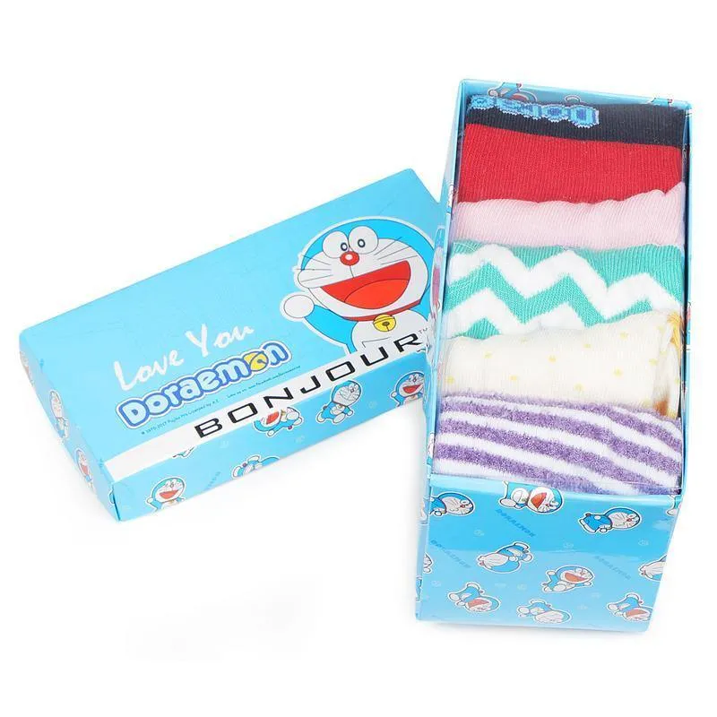 Doraemon Kids Ankle Socks - Pack of 5