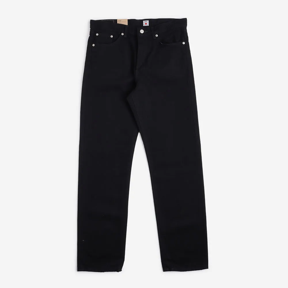 Edwin Loose Straight Kaihara Yoshiko 13oz Right Hand Black Denim Jeans