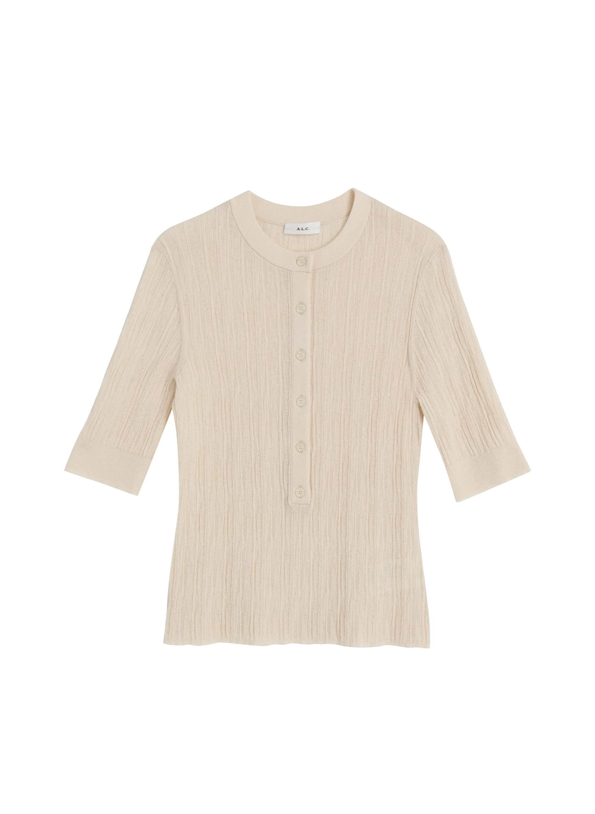 Fisher Fine Cotton Knit Top