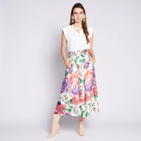 Flora Printed Skirt