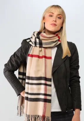 FRAAS Plaid Cashmink® Blanket-Scarf