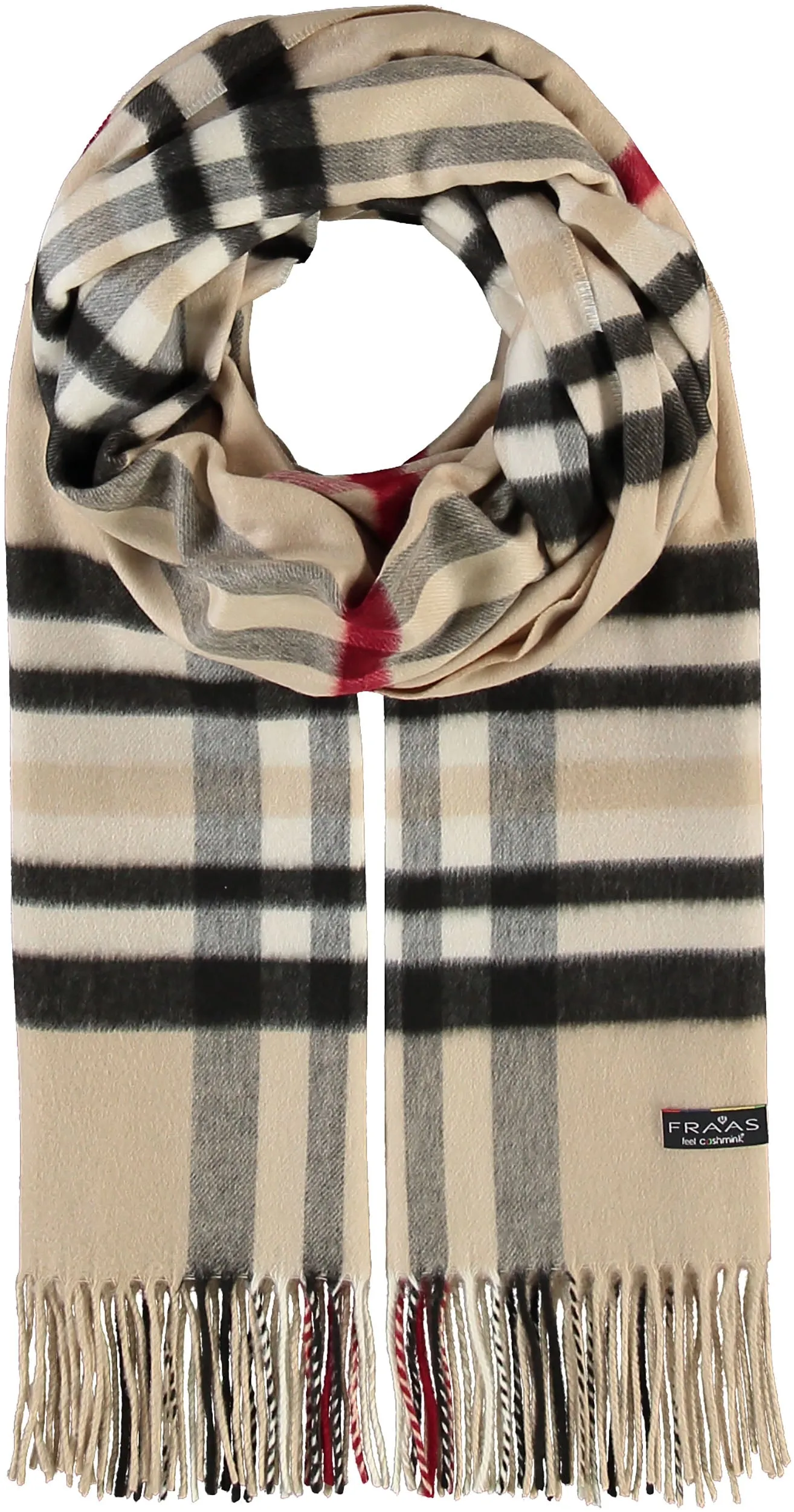 FRAAS Plaid Cashmink® Blanket-Scarf