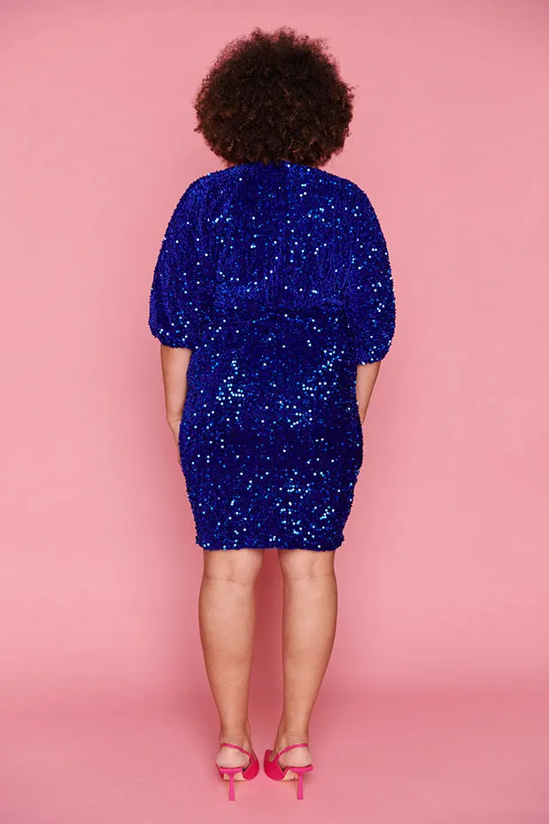 Georgia Cobalt Party Dress