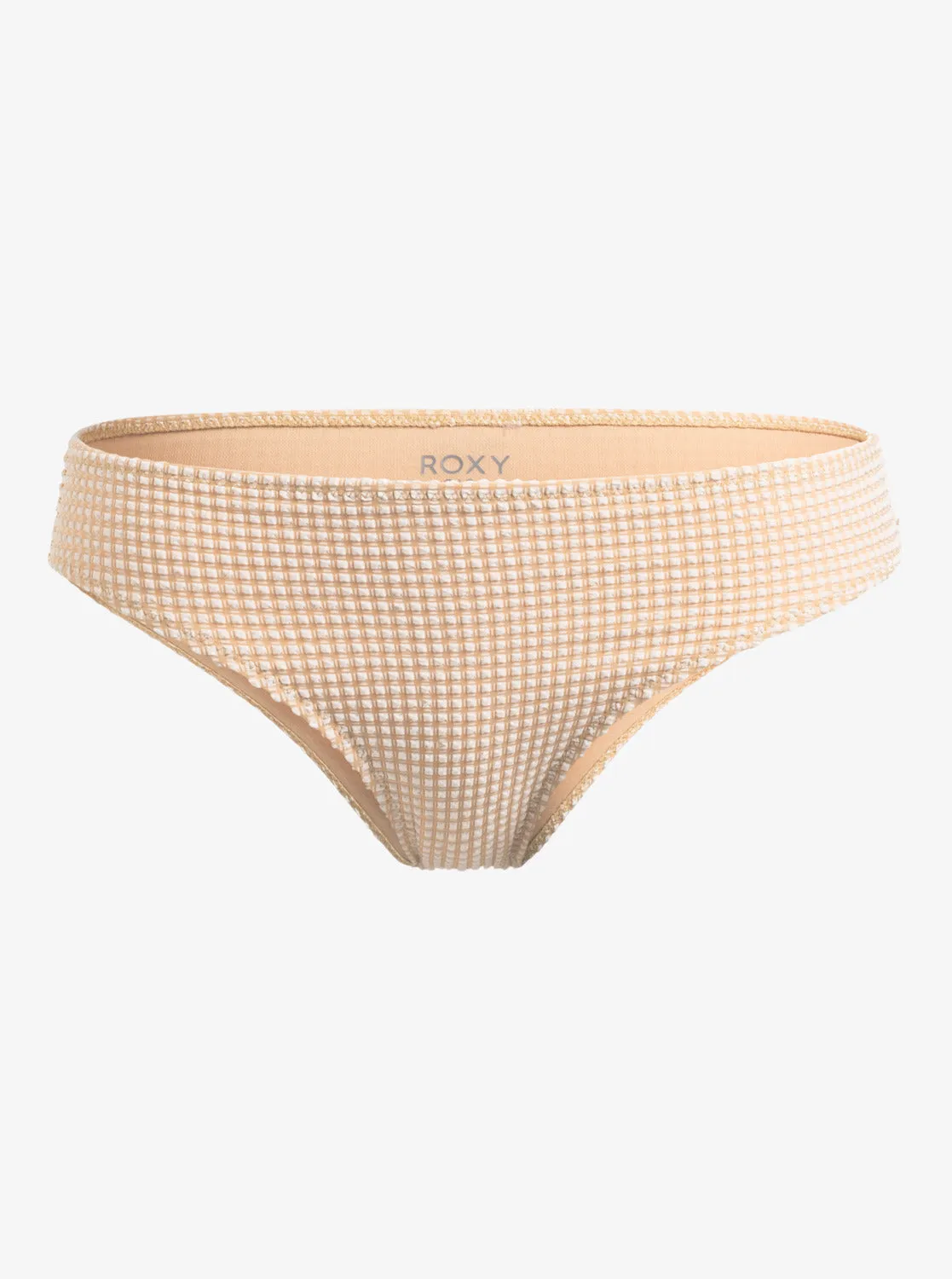 Gingham Hipster Bikini Bottoms - Porcini