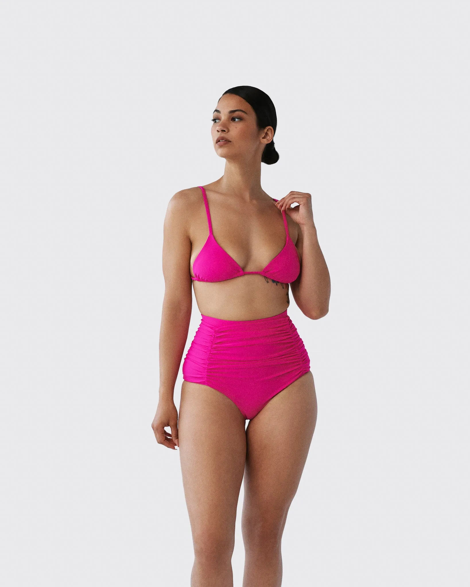 High-Waist Swim Bottom