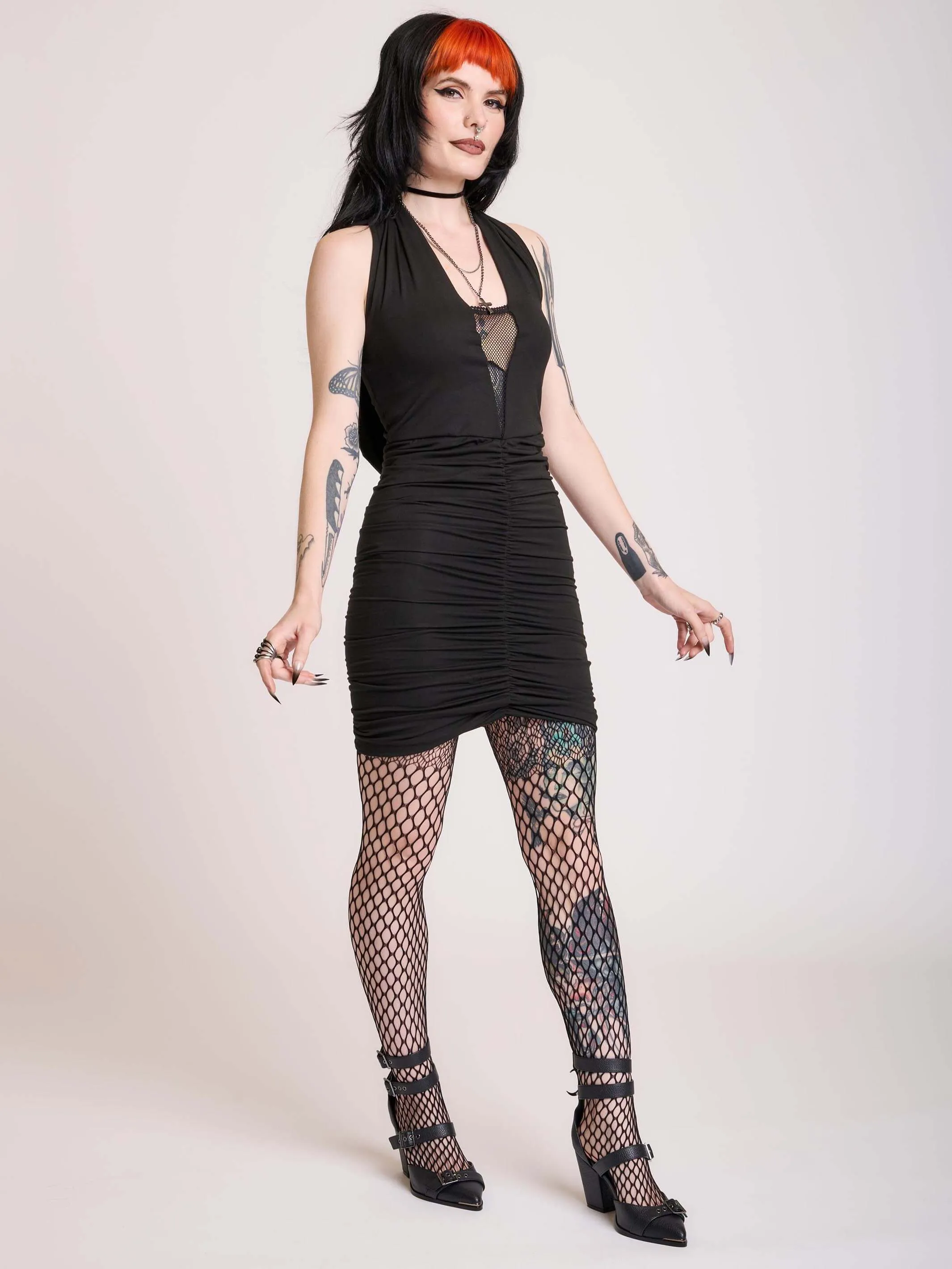 Hooded Cocktail Dress