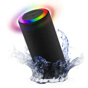 HyperGear Halo XL Wireless LED Speaker - Black - 15-12840