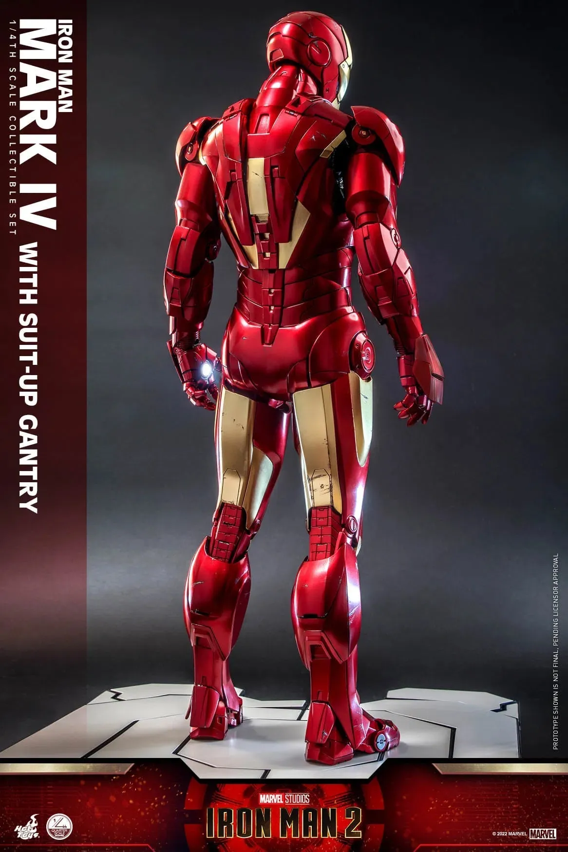 Iron Man: MKIV With Suit Up Gantry: Iron Man 2: Marvel: Quarter Scale: QS021