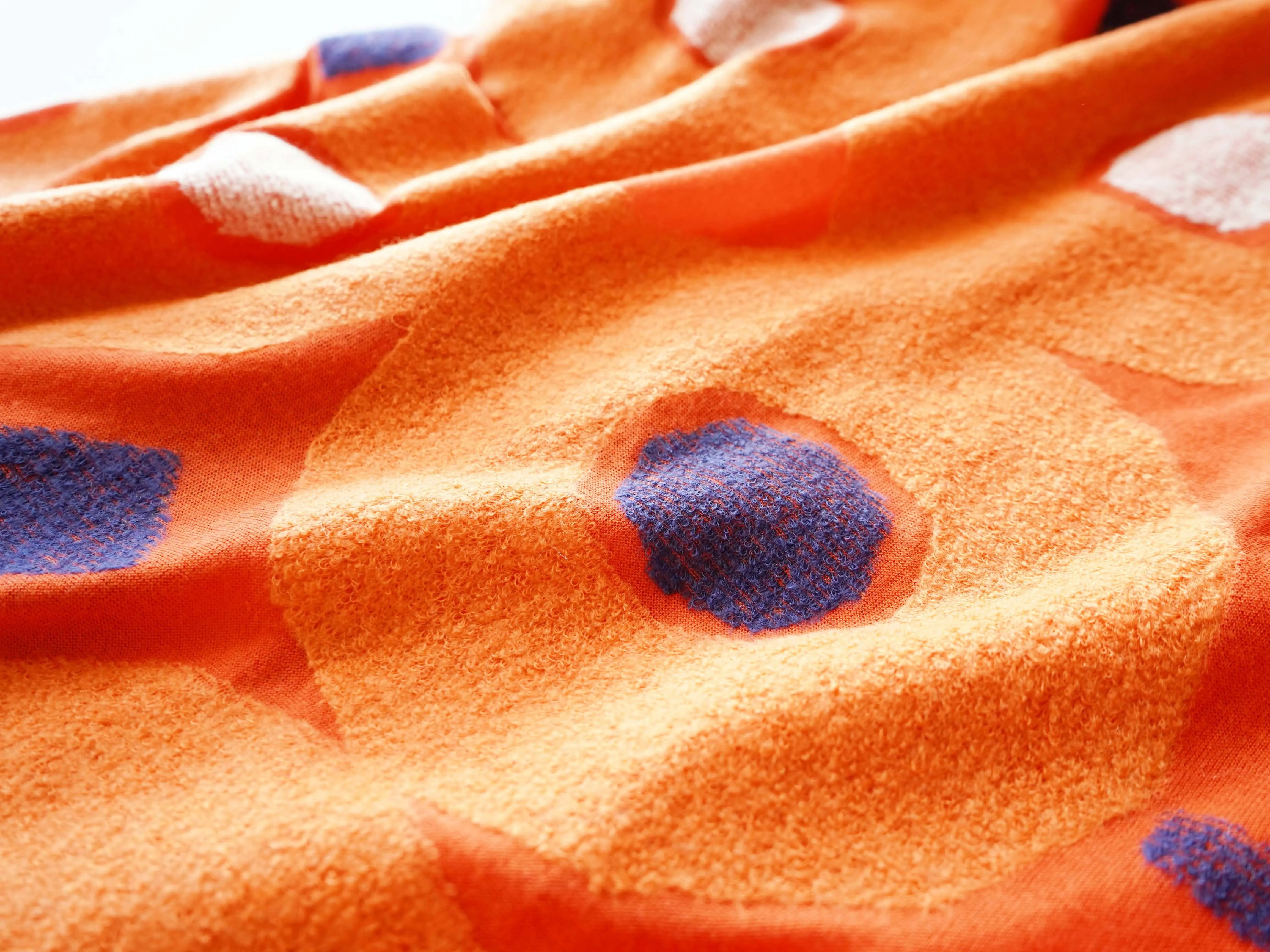 NITORITO | Scarf | Hanamaru - Navy / Orange