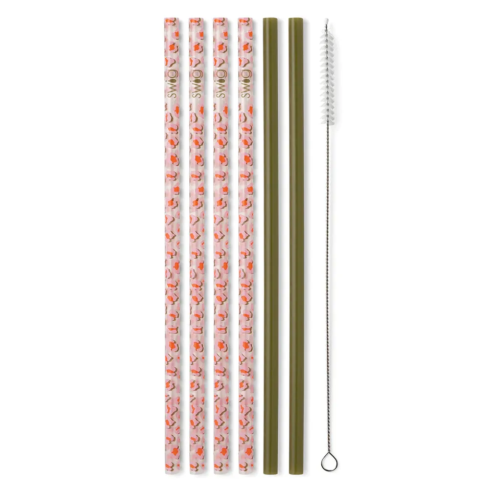 On The Prowl   Reusable Straw Set (Tall)