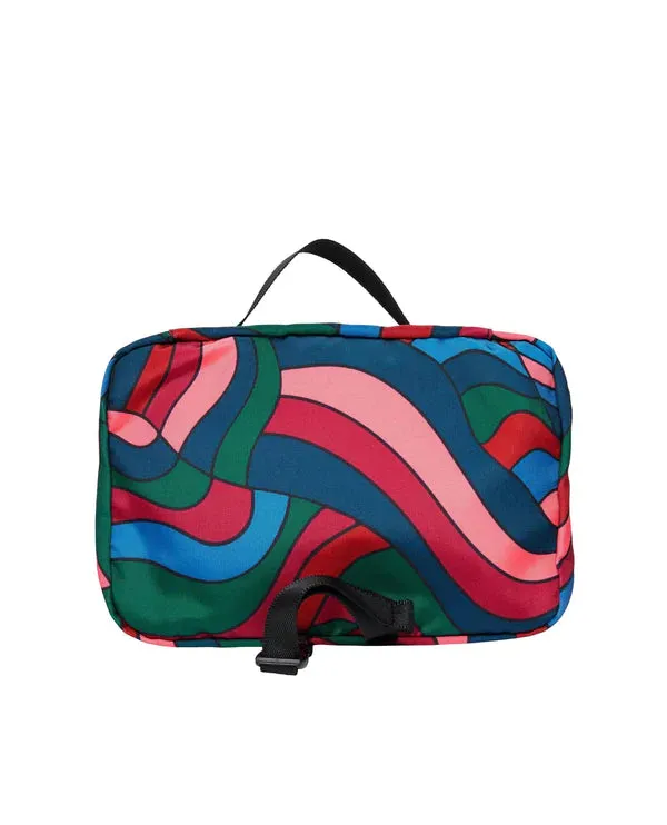 Parra Distorted Waves Toiletry Bag - Multi