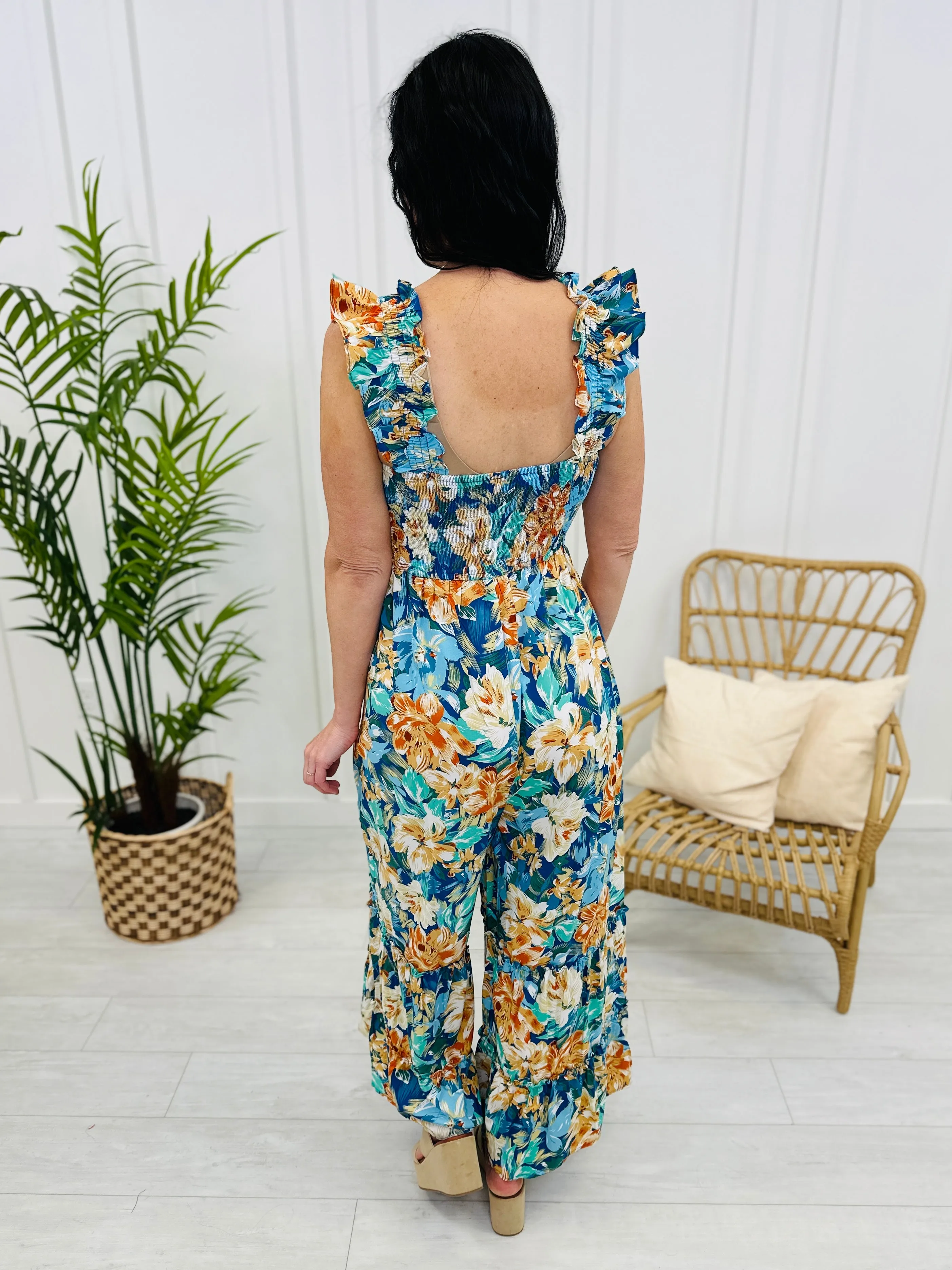 REG/CURVY Good Vibes On The Tide Jumpsuit