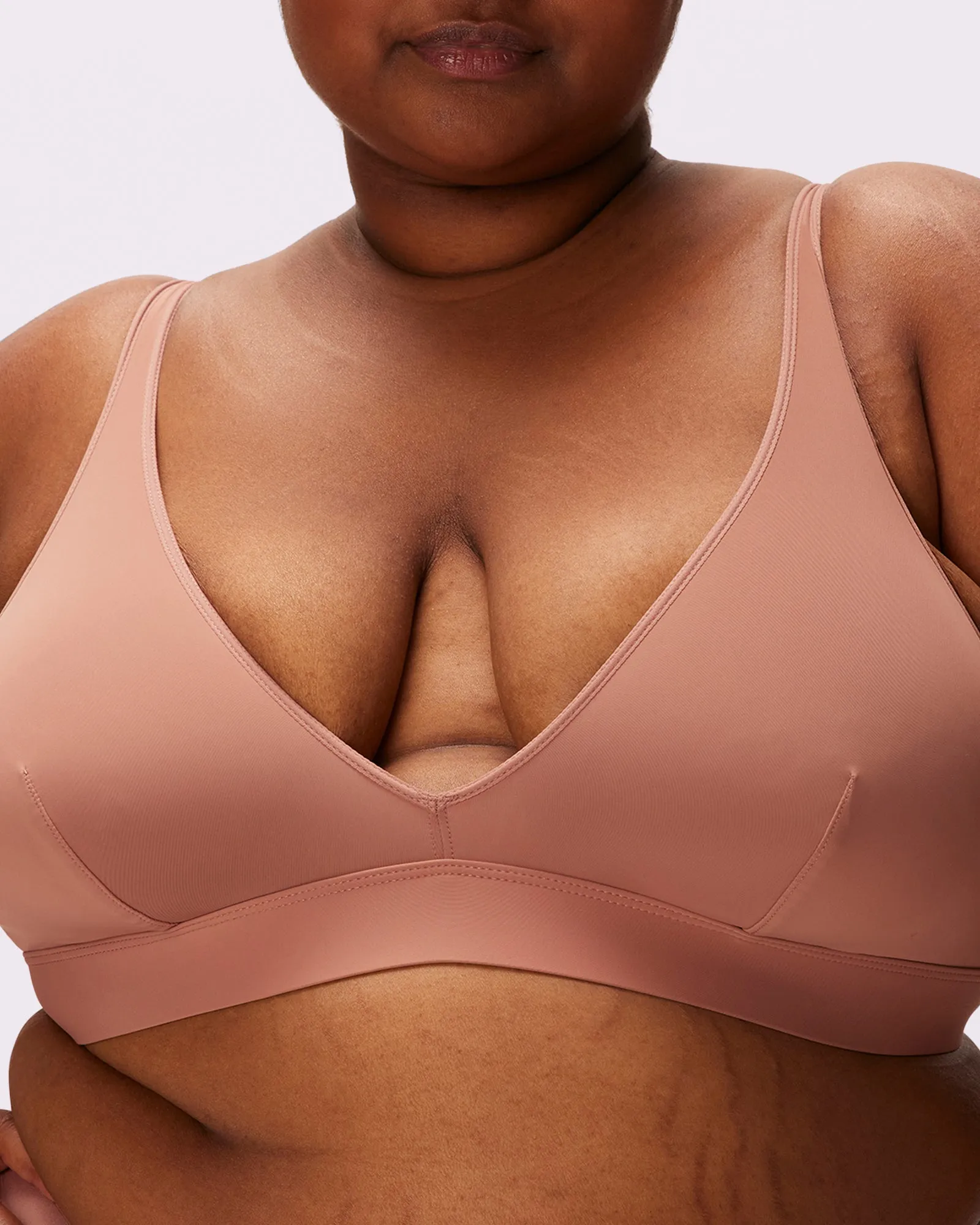 Re:Play Plunge Bralette | Ultra-Soft Re:Play | Archive (Pink Champagne)