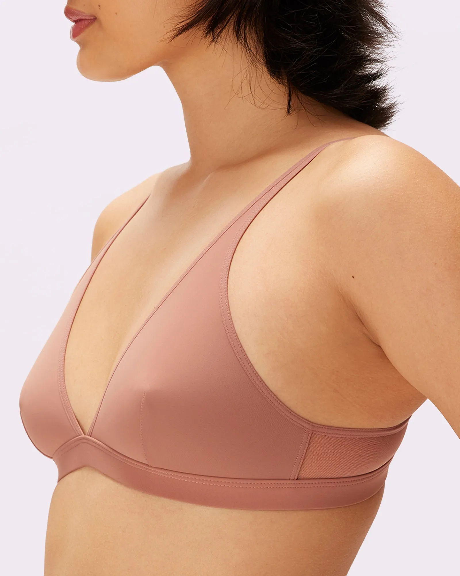 Re:Play Plunge Bralette | Ultra-Soft Re:Play | Archive (Pink Champagne)