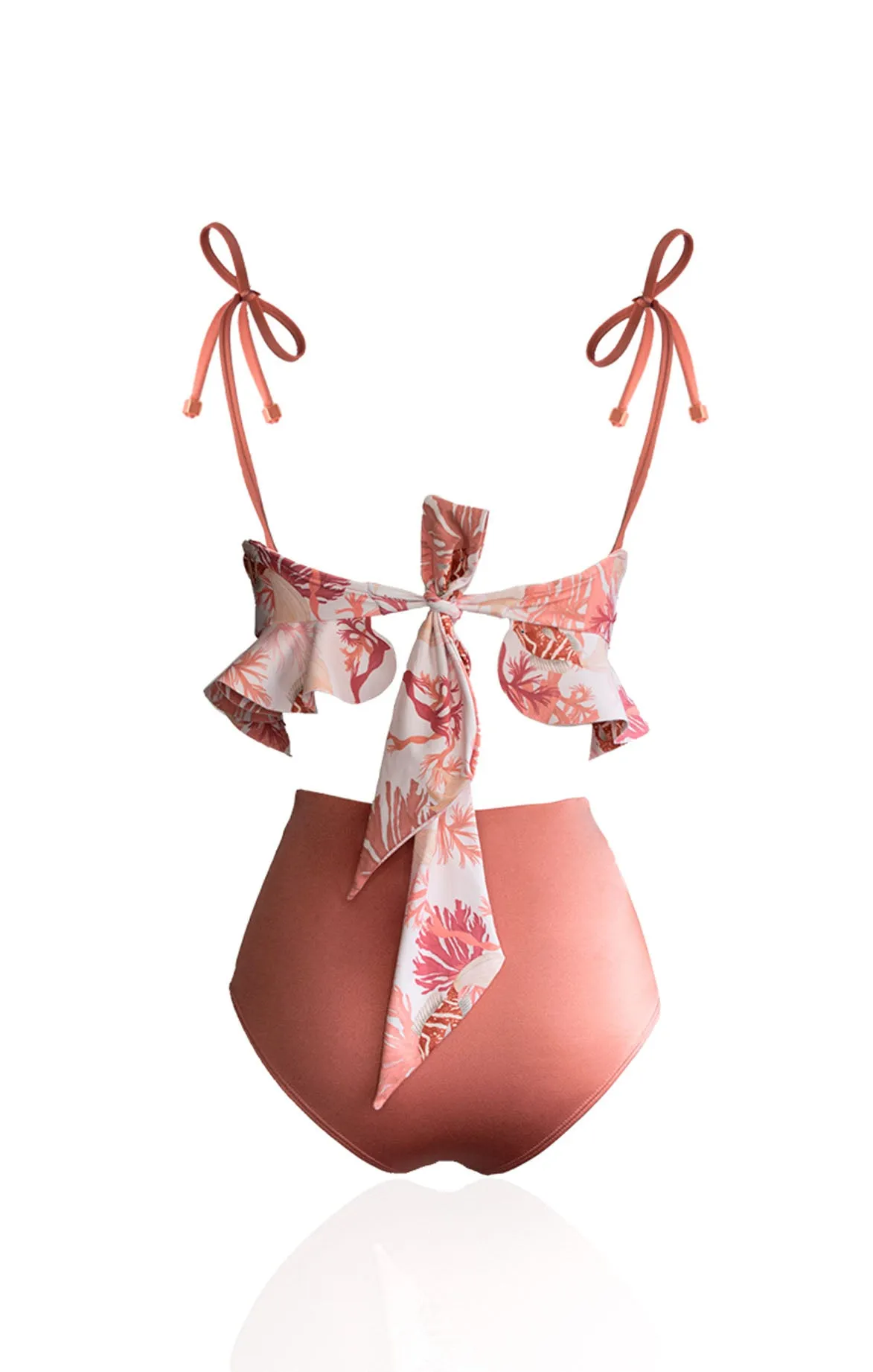 Rose High Waisted Bikini Bottom