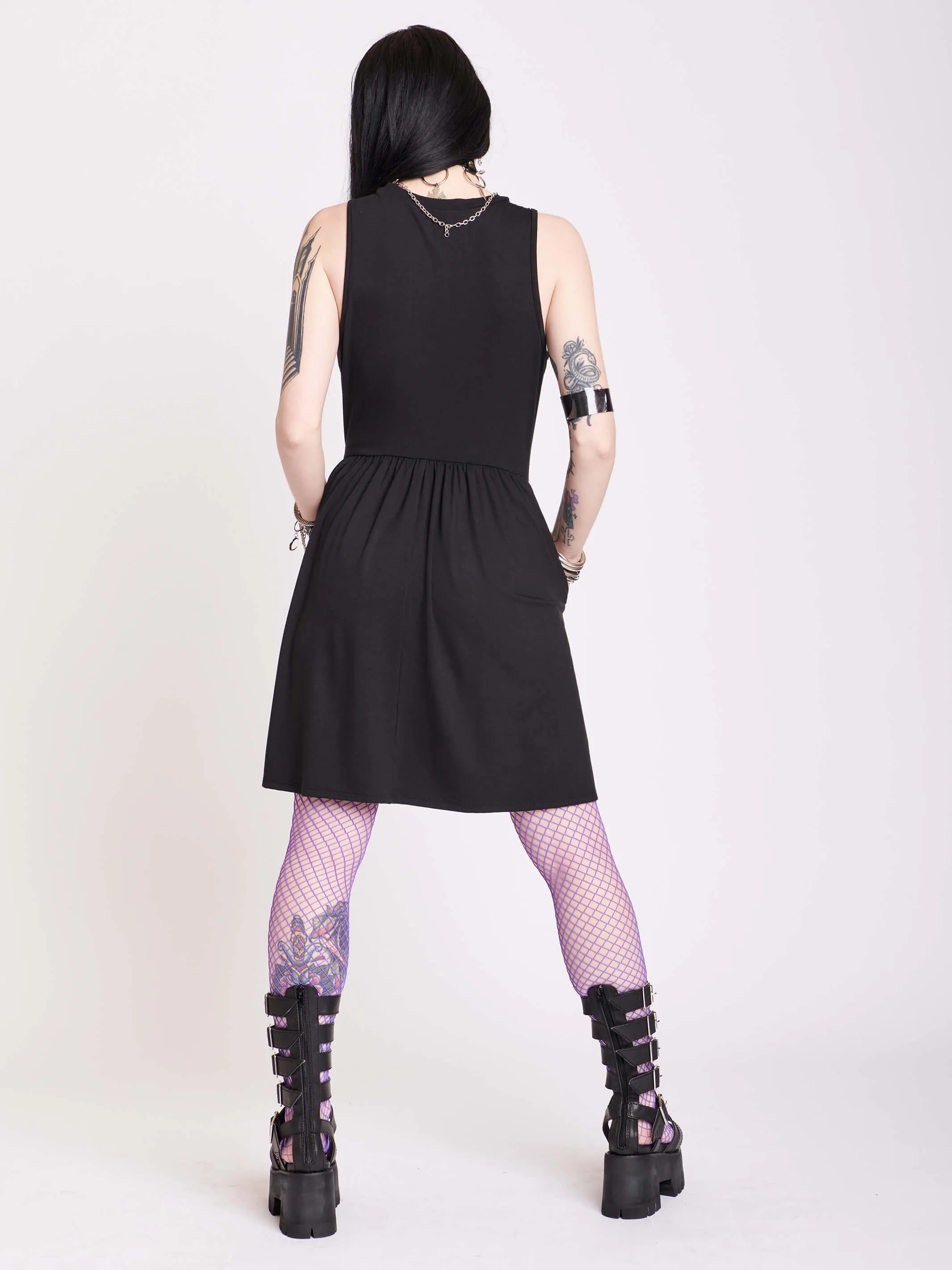 Scorpion Embroidered Dress