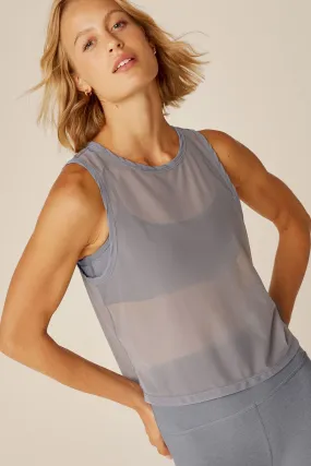 Show Off Mesh Tank - Cloud Grey