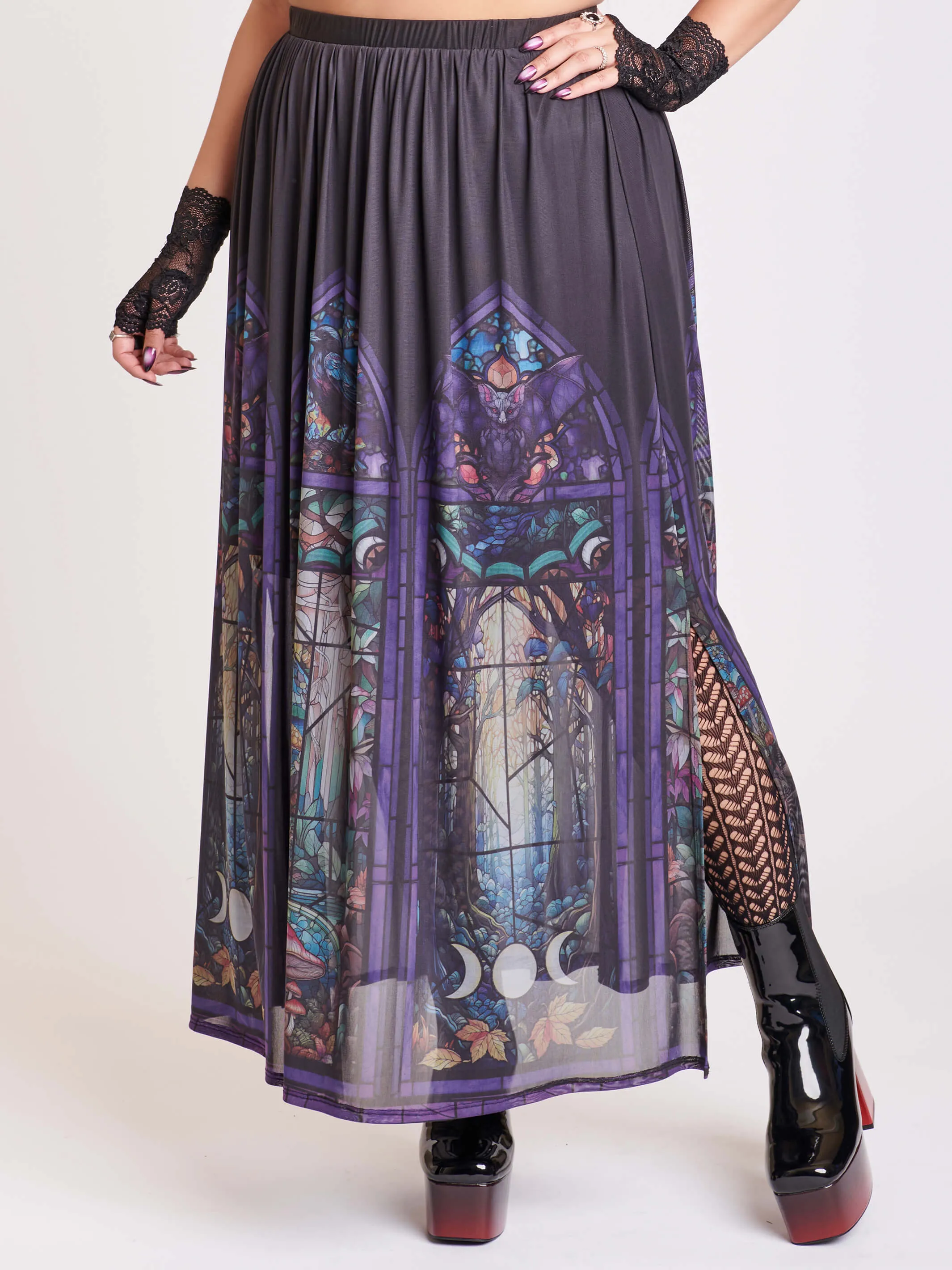 Stained Glass Maxi Skirt