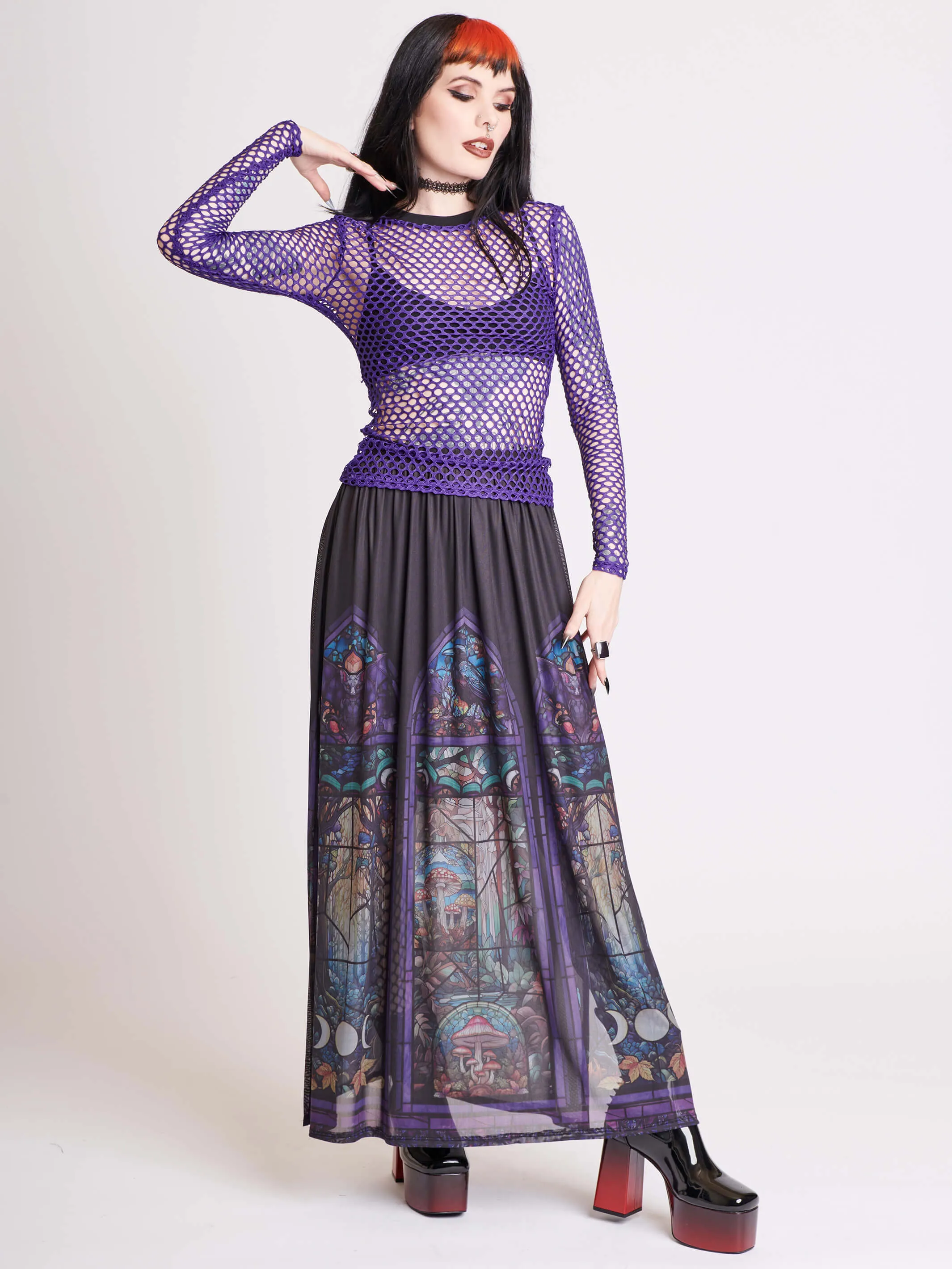 Stained Glass Maxi Skirt