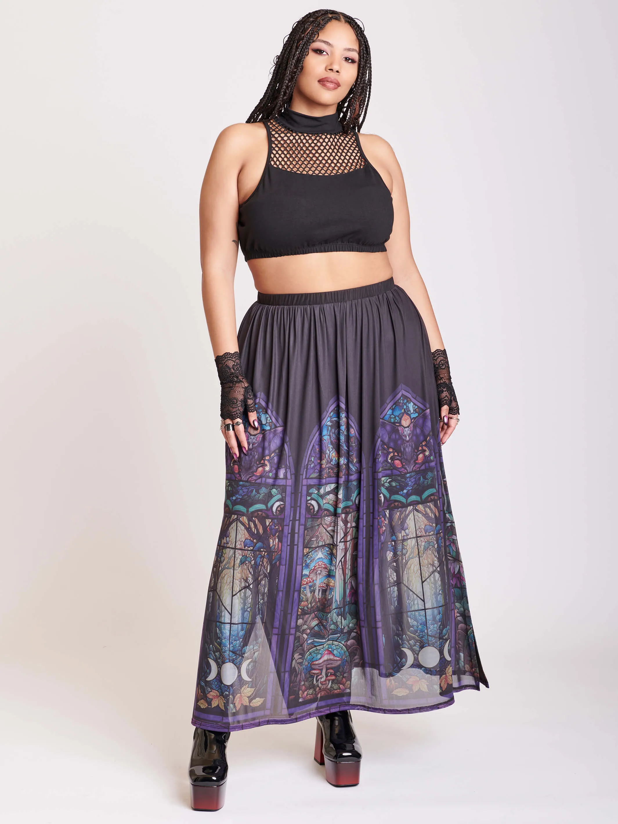 Stained Glass Maxi Skirt