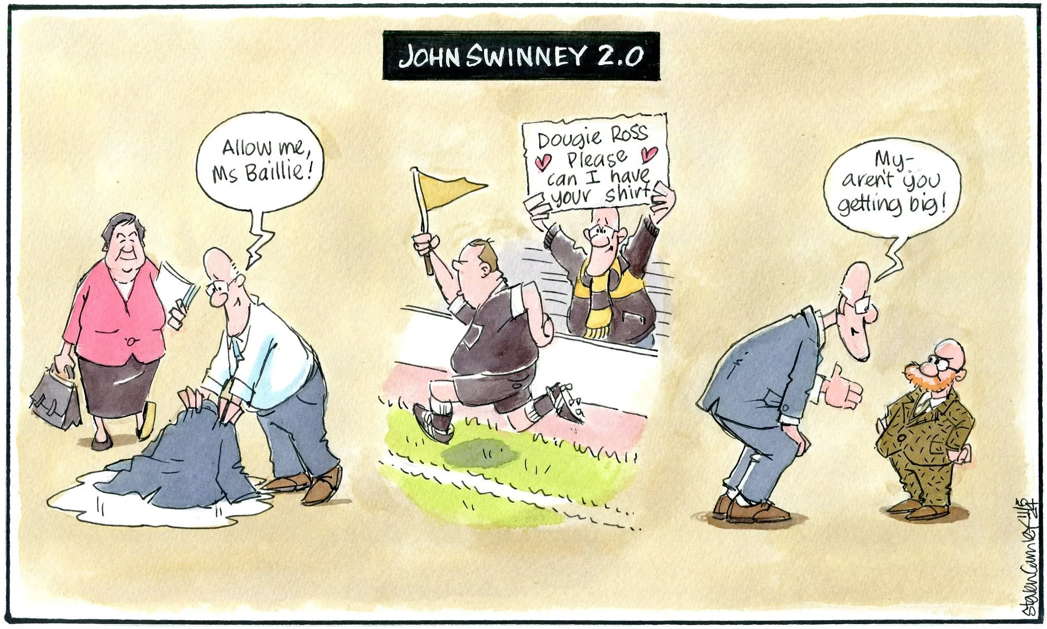 Steven Camley cartoon for The Herald - 11th May 2024 - (Print 1225)