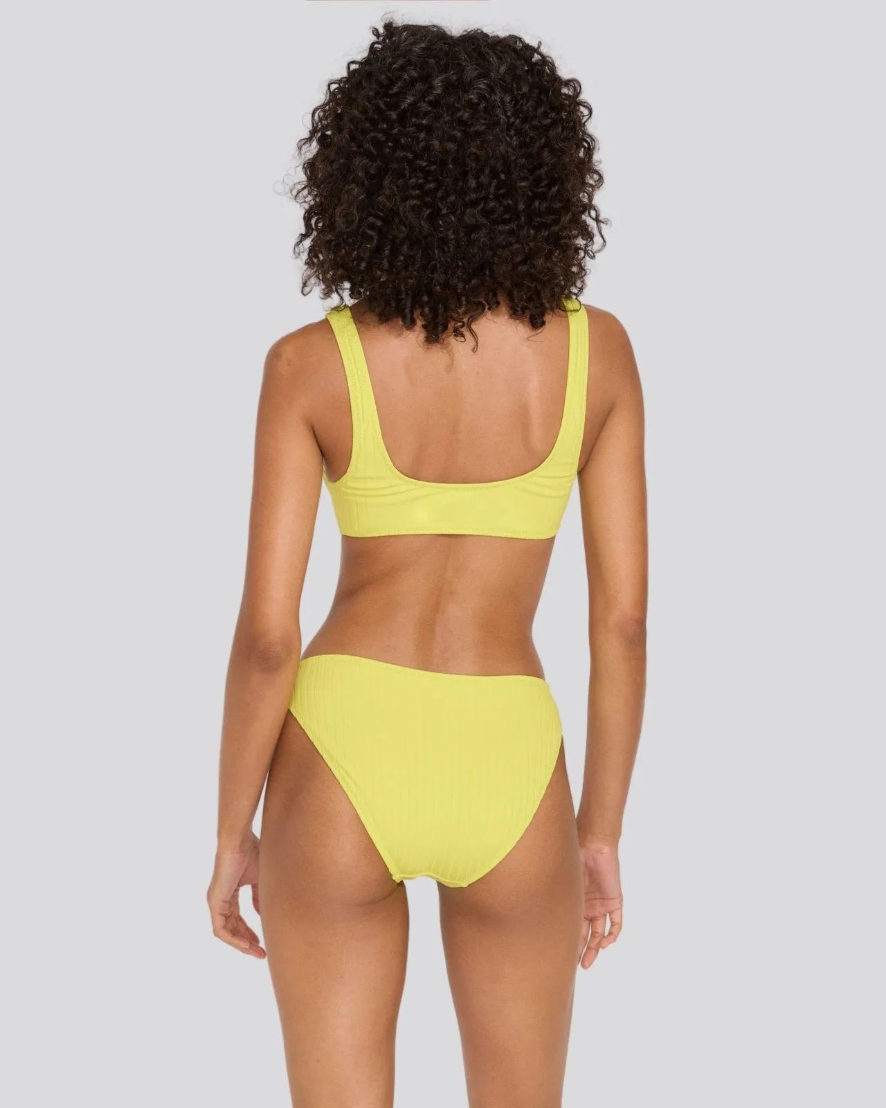 The Elle Ribbed Bikini Bottom