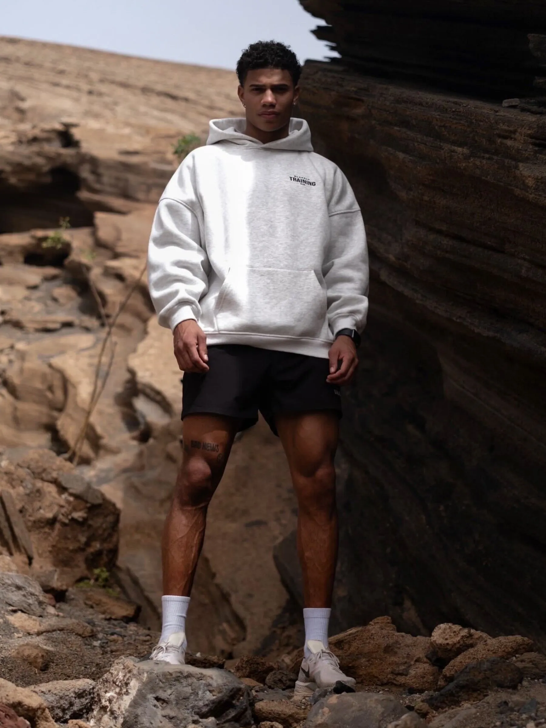 Training Club Relaxed Hoodie - Marl White