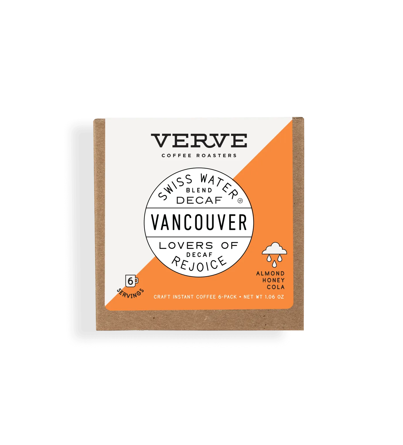 Vancouver Decaf Craft Instant Coffee 6 Pack