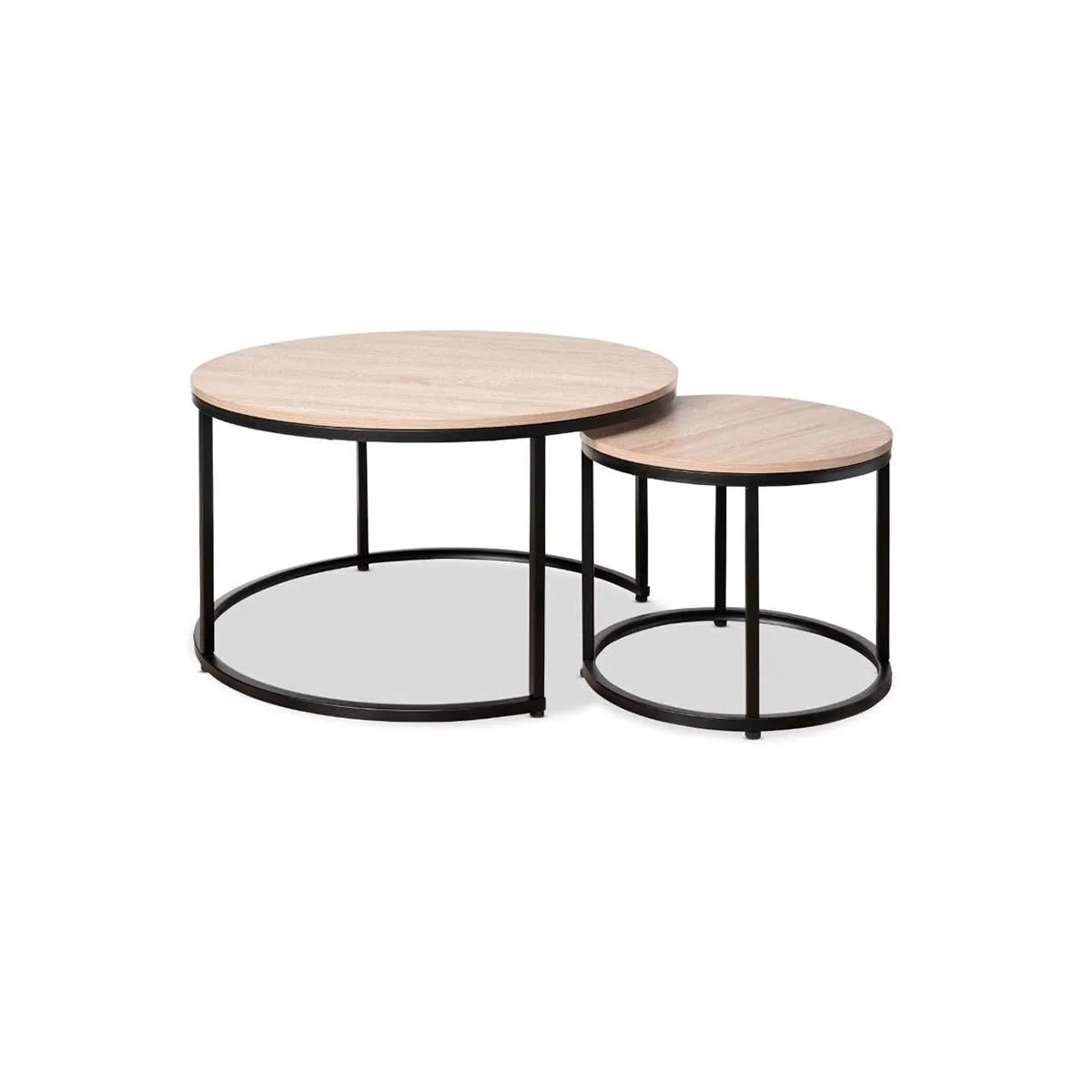 Vigo Nesting Coffee Tables - Black