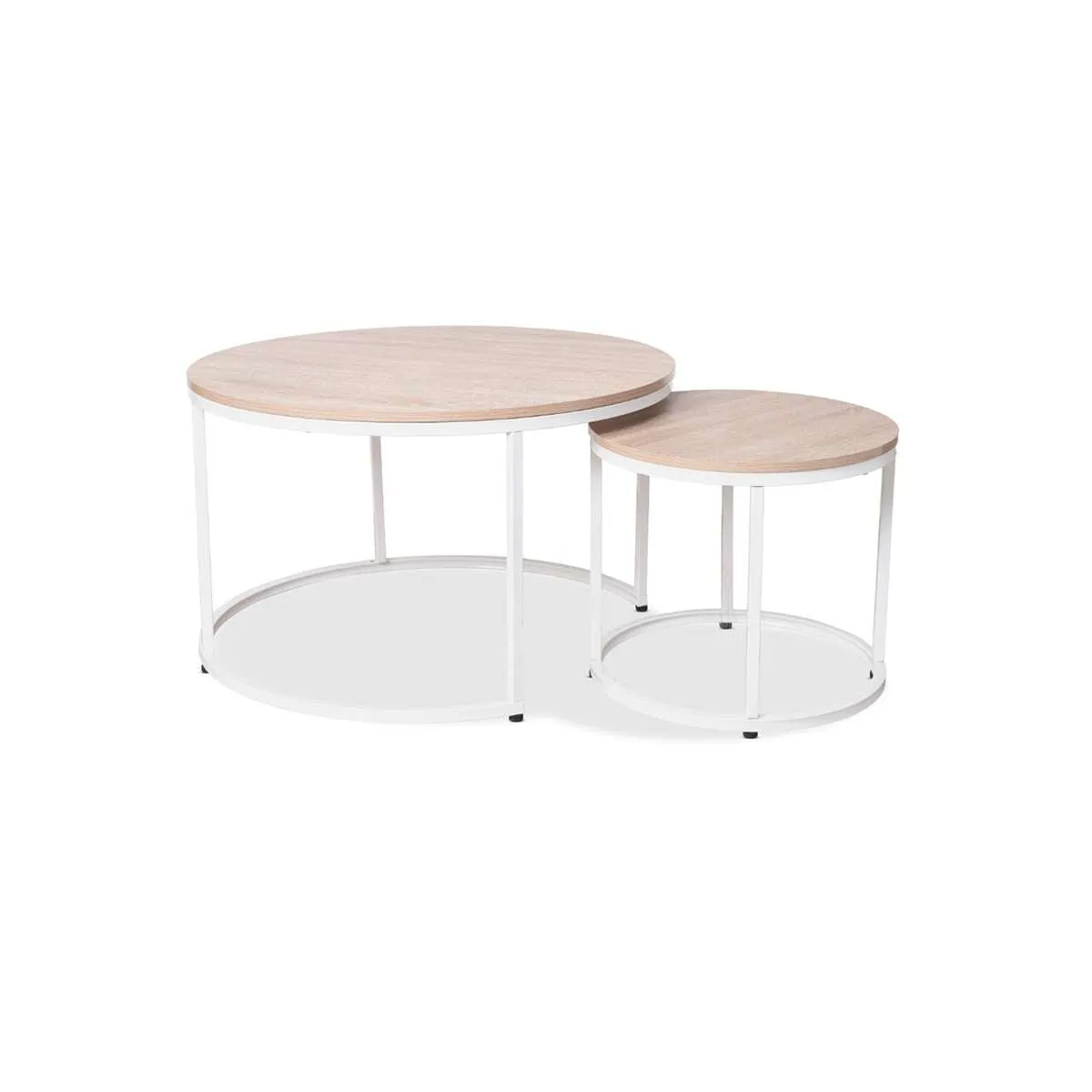 Vigo Nesting Coffee Tables - White