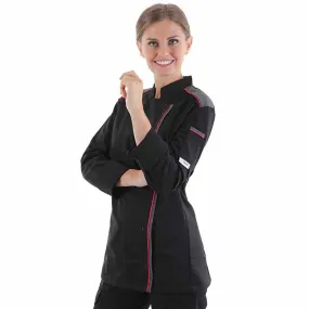 Women's Fusion Long Sleeve Chef Coat - MANELLI